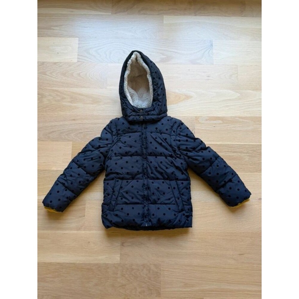 Mini Boden Girls Cozy 2-in-1 Puffer Jacket size 6 - 7